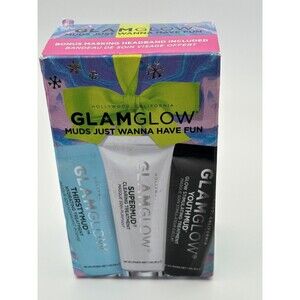 GLAMGLOW Muds Just Wanna Have Fun Set - Super mud, Thirsty Mud, And Youthmud
